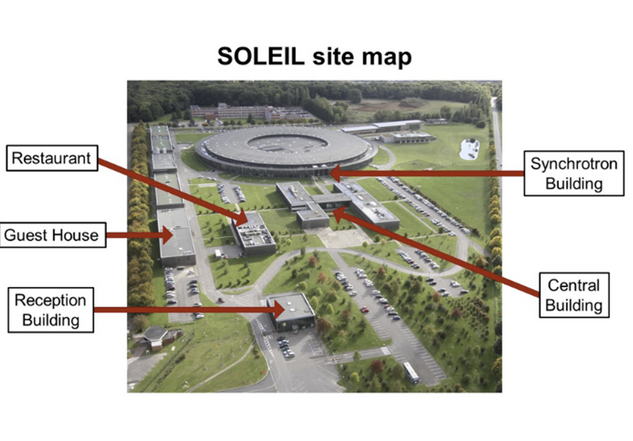 SOLEIL site map